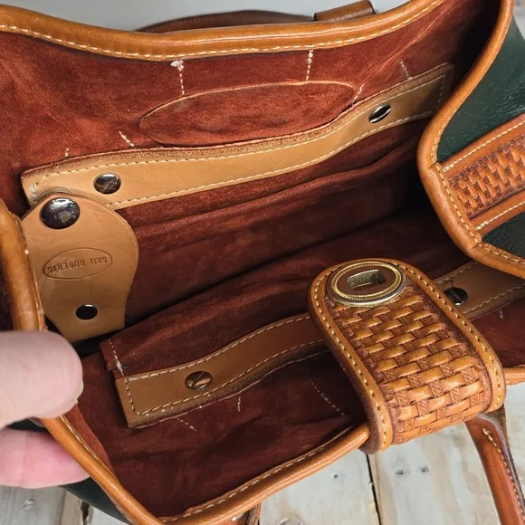 Vintage Sam Roberts Western Leather Bag - Picture 4 of 11